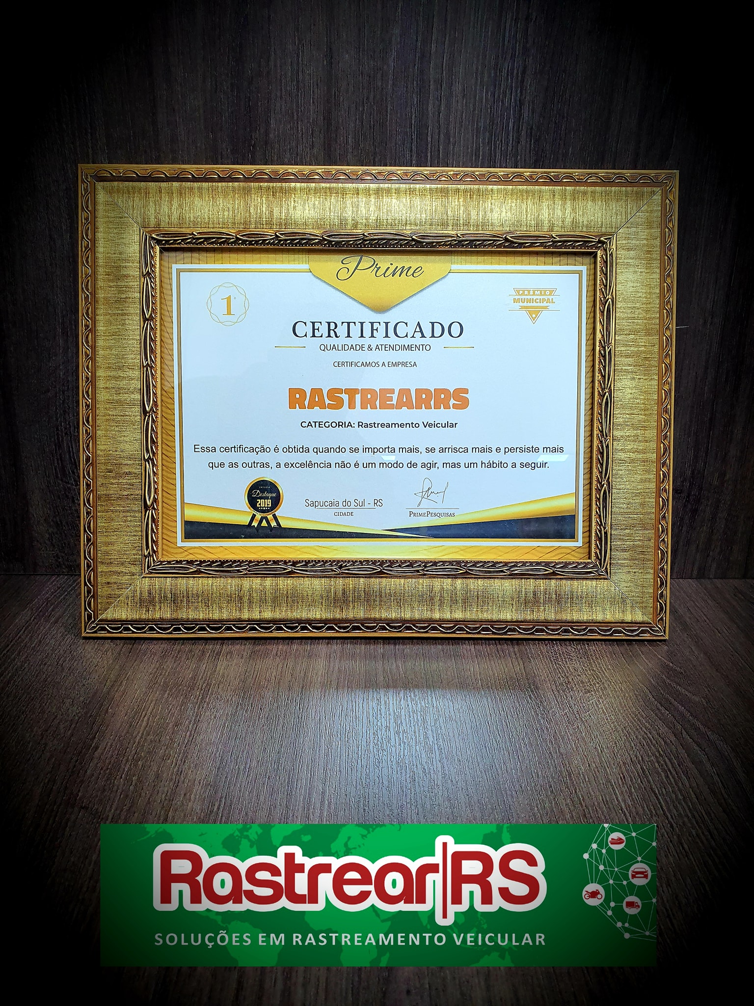 CERTIFICADO de Qualidade e Atendimento